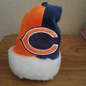 Chicago bears hat ornament